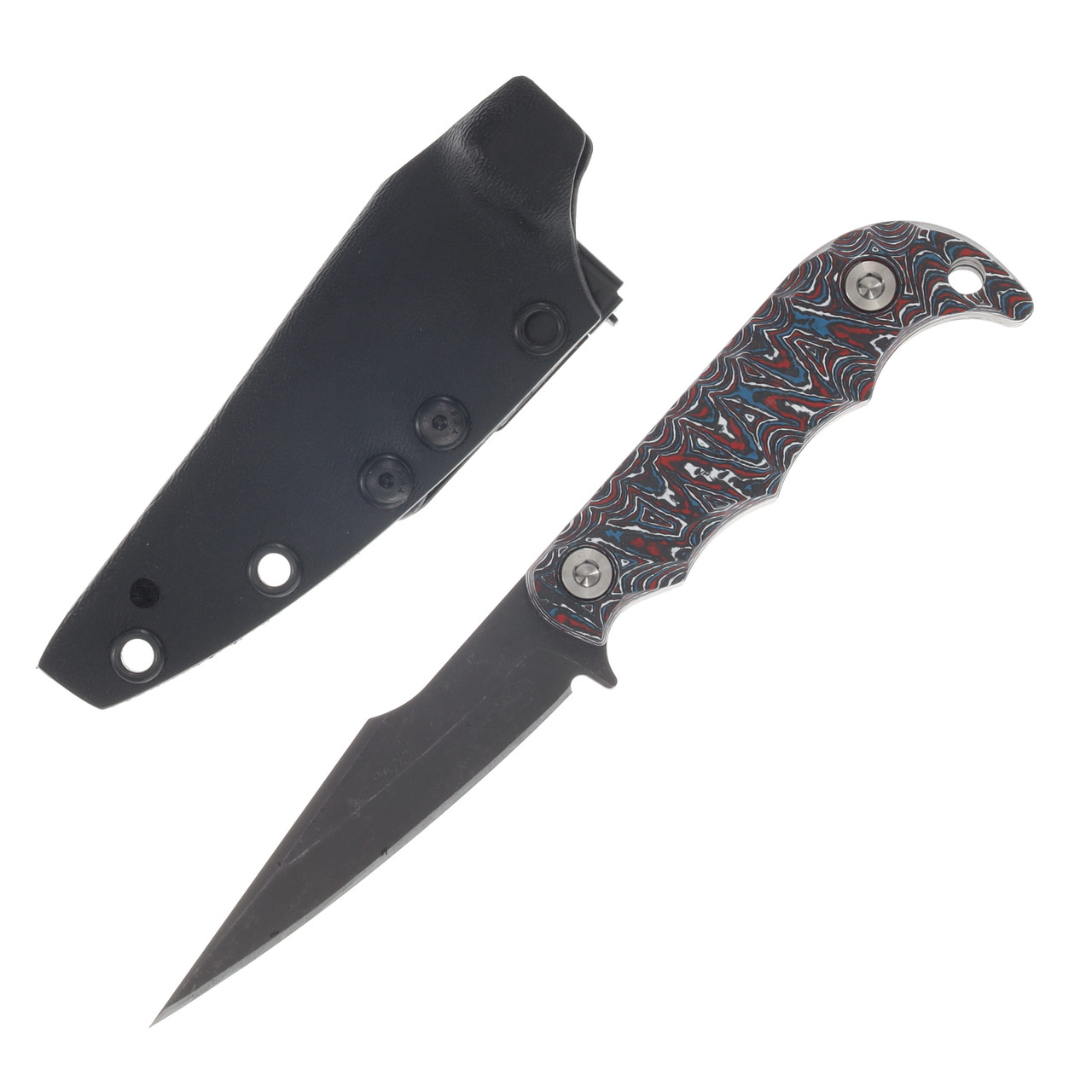 Half Face Senator- Nebula Carbon, Ti Allen Bolts, Textured Grip HFSENNEBCN