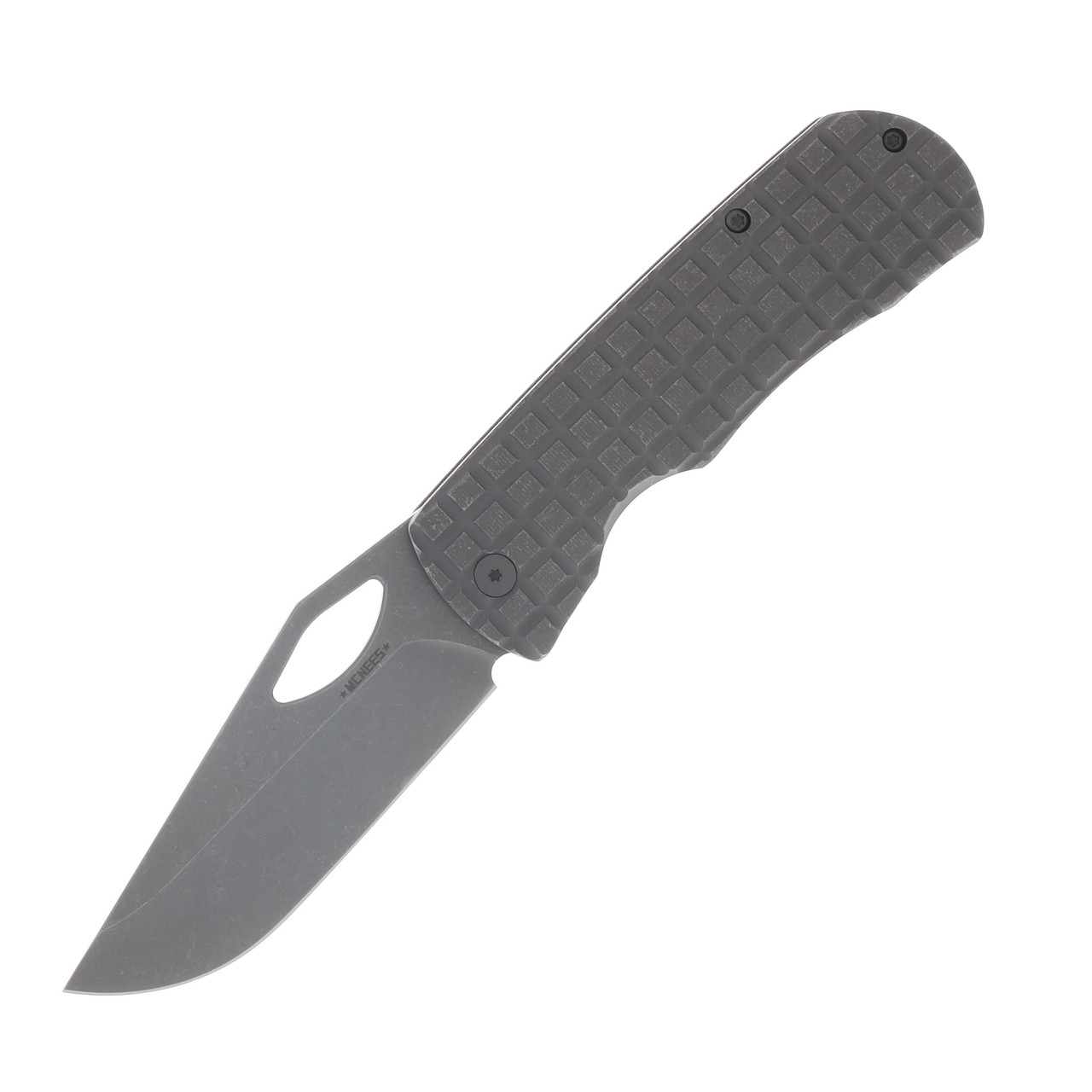 McNees Dixon Folding Knife Stonewash MagnaCut/Frag Atomic Stonewash Titanium with Stonewash Hardware MCDIXFGATSWSWHW