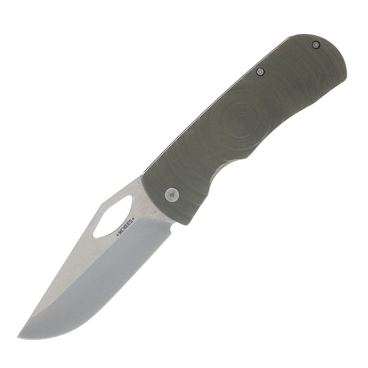 McNees Dixon Folding Knife MagnaCut/Bronzed Green Shockwave