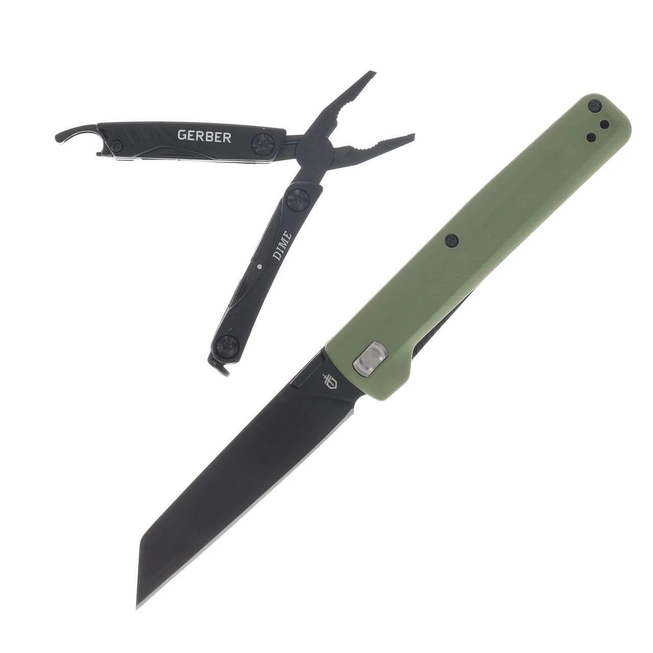 Gerber Pledge Green & Black Dime Combo G1073033