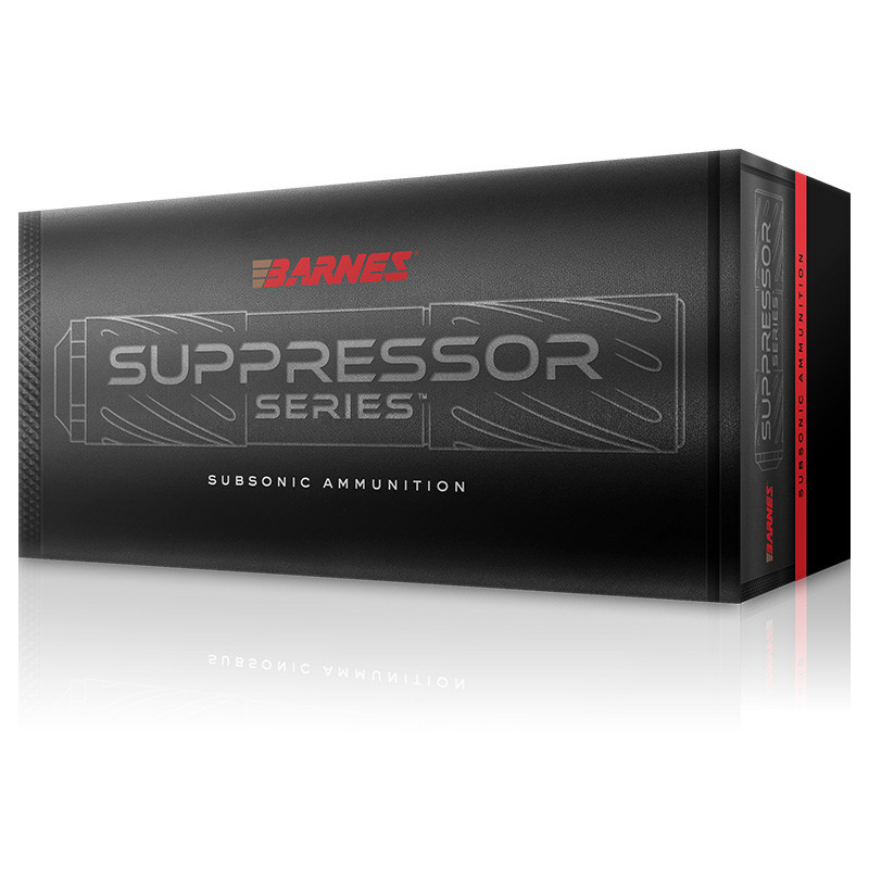 Barnes Suppressor Series 9mm 147gr Sierra JHP Subsonic 20rd