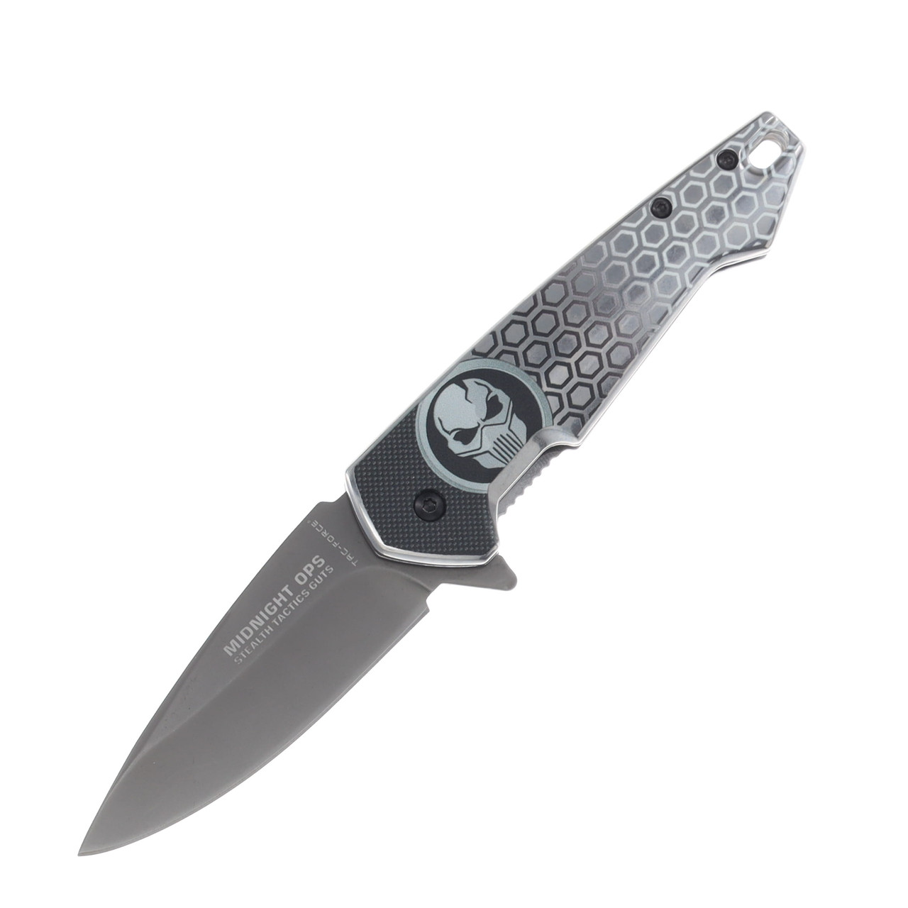 Tac-Force Masked Skull Gray MCTF951GY