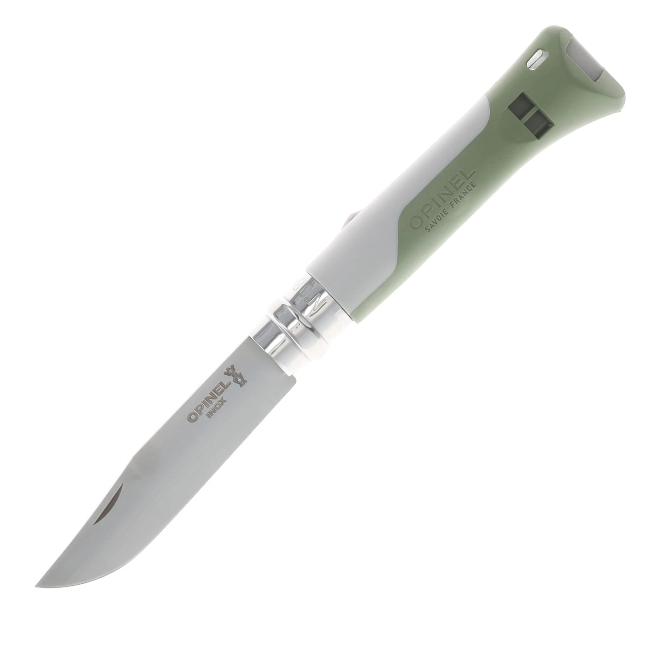 Opinel No. 08 Horizon Folding Knife Grey-Sage OP003304