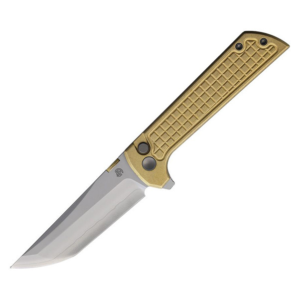 North Mountain Blade Chop 2 Button Lock Folder Aluminum Grid Bronze SLD-Magic NMB2404BZG