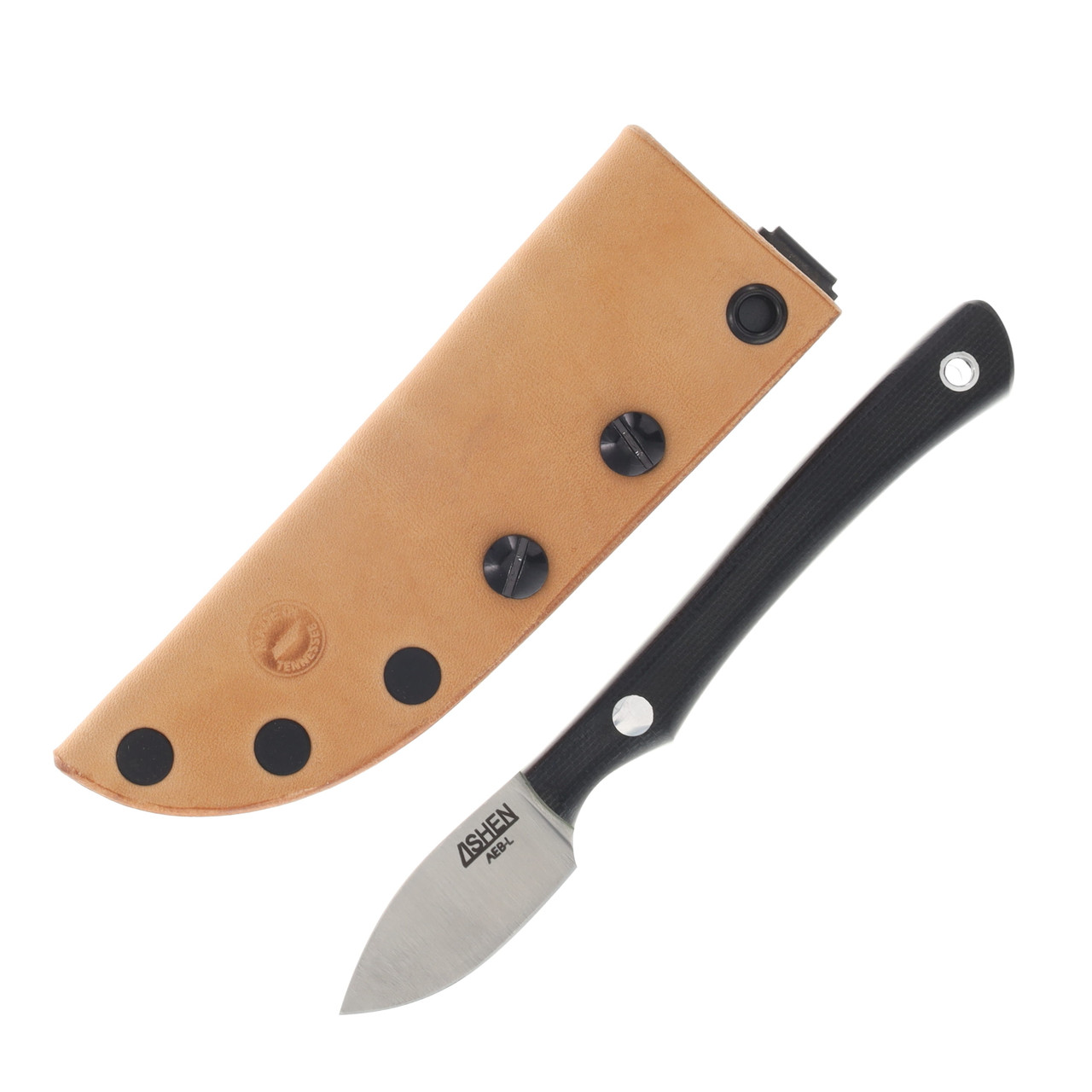 Lishen Knives Northern Scalpel Fixed Blade Knife Black Canvas