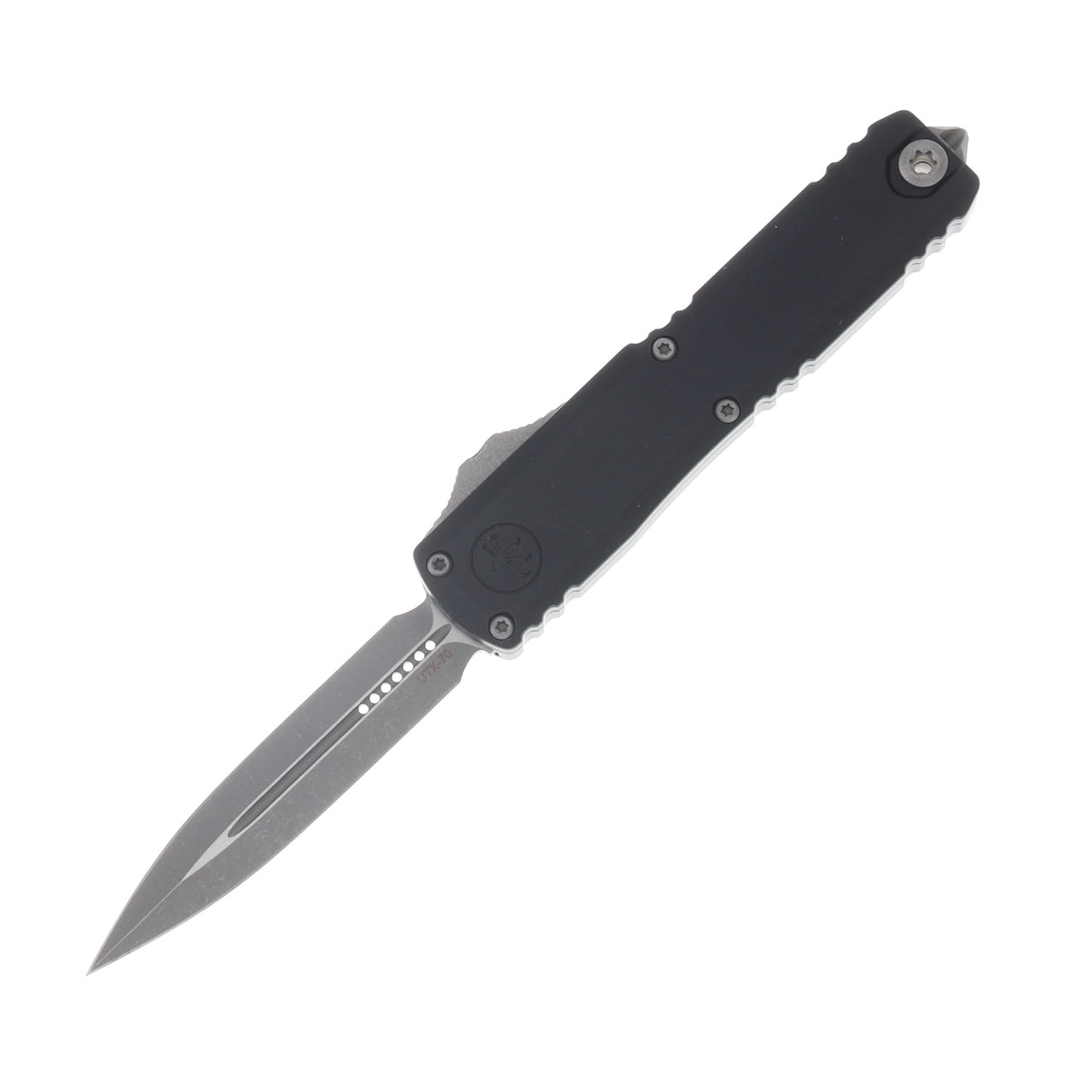 Microtech UTX-70 Gen IV OTF Automatic Knife Apocalyptic D/E Black