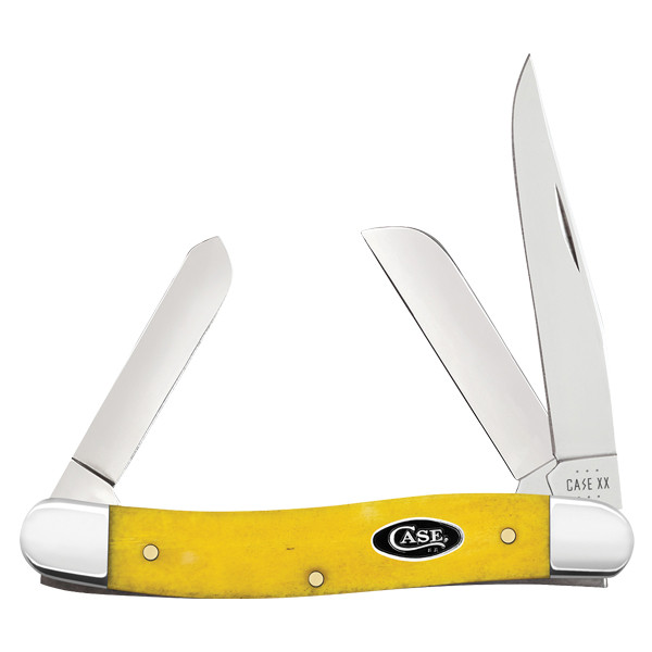 Case XX Yellow Smooth Bone Medium Stockman CA20032