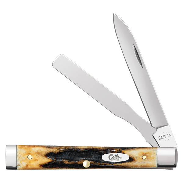 Case XX Baby Doc 2025 Vault Release Burnt Stag Bone/Oval Script Shield CA01083