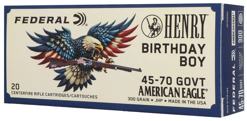 Federal HammerDown Henry Birthday Boy .45-70 Govt 300gr HP 20-Round