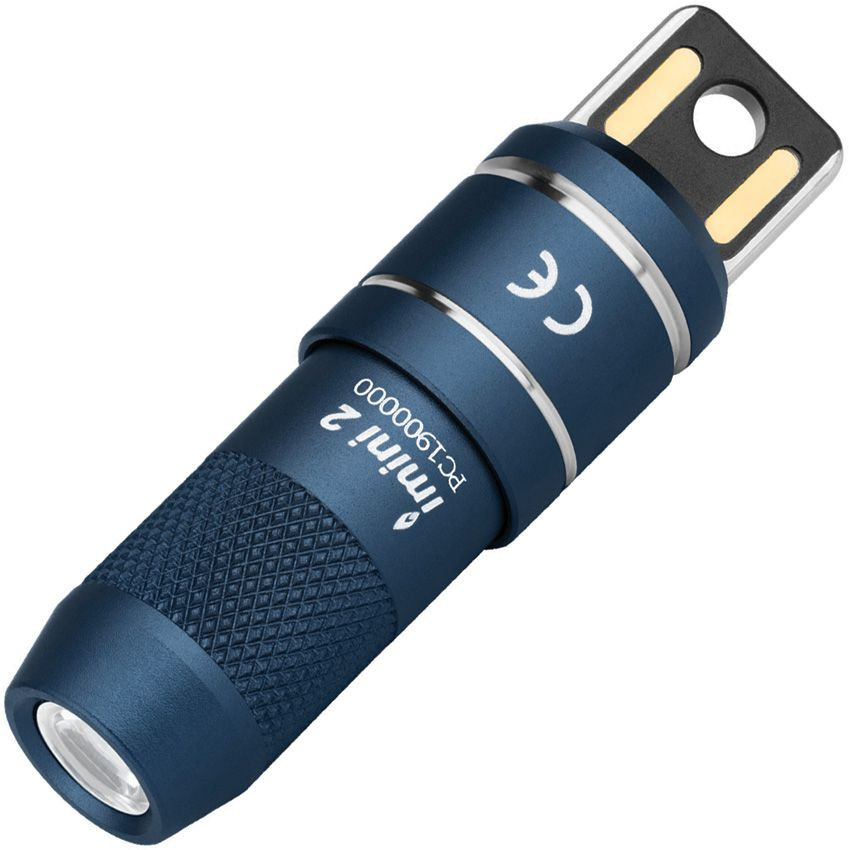OLIGHT iMini 2 Rechargeable Mini Magnetic Flashlight Midnight Blue