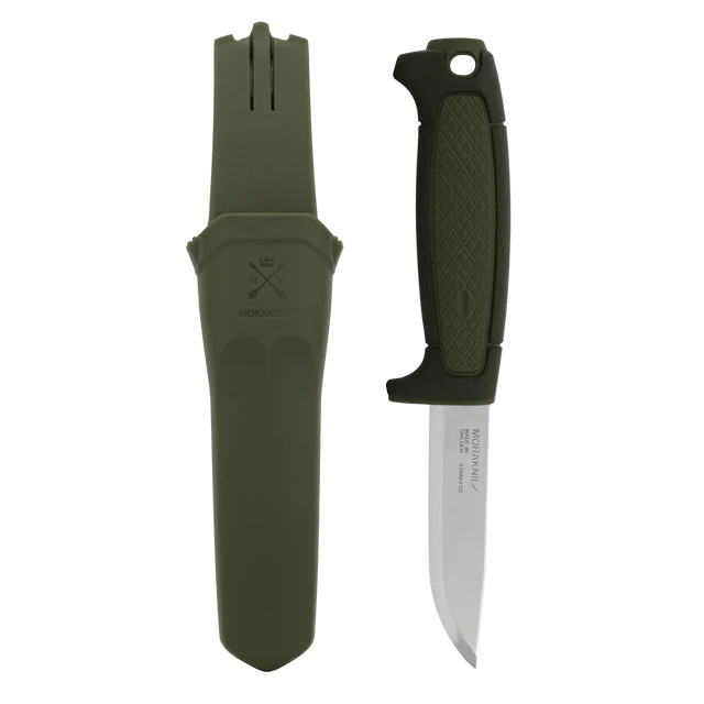 Morakniv Risberg Fixed Blade Swedish Stainless Steel Blade Deep Forest PP Handle FS14548