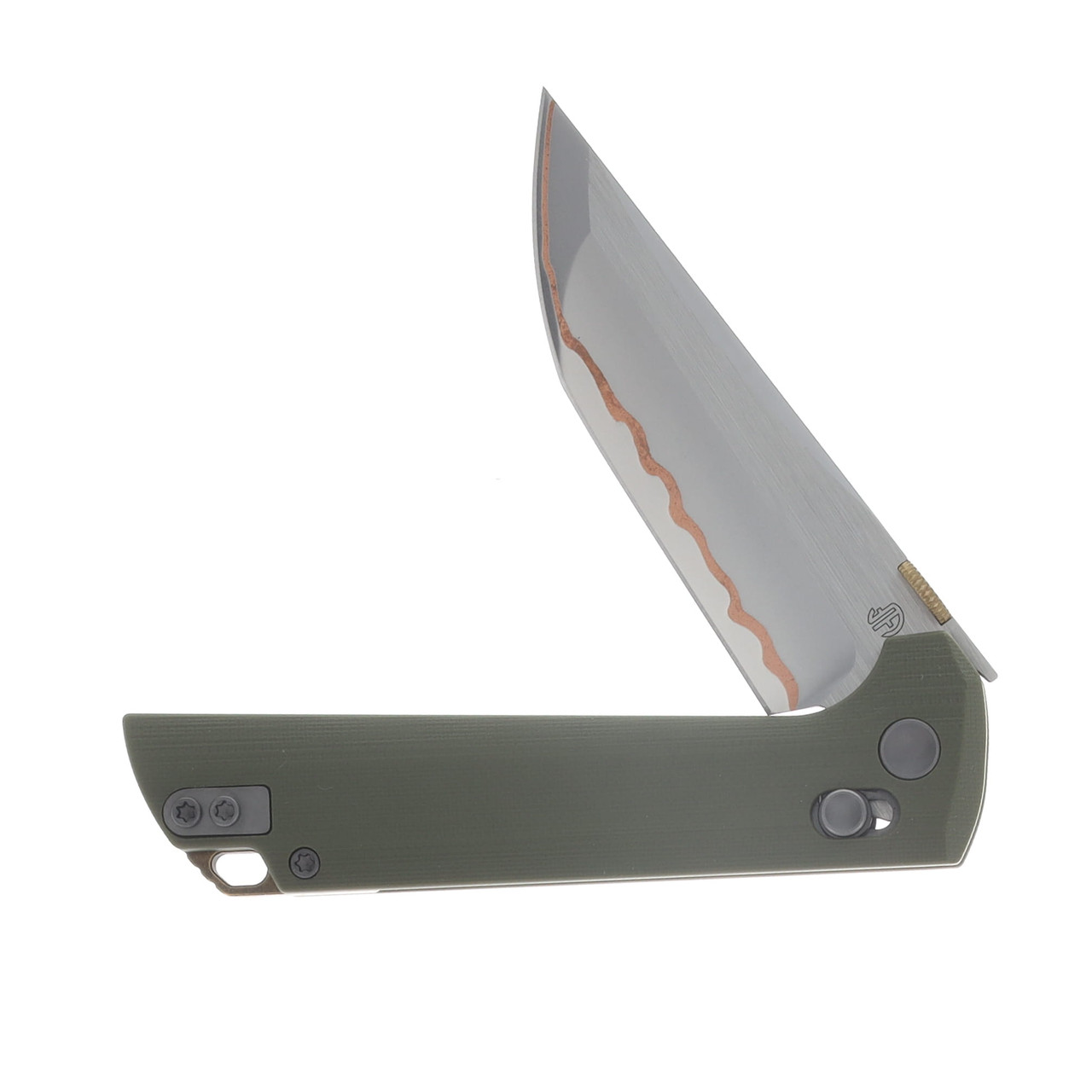 North Mountain Blade Chop 2 Crossbar Lock Folder OD Green G-10