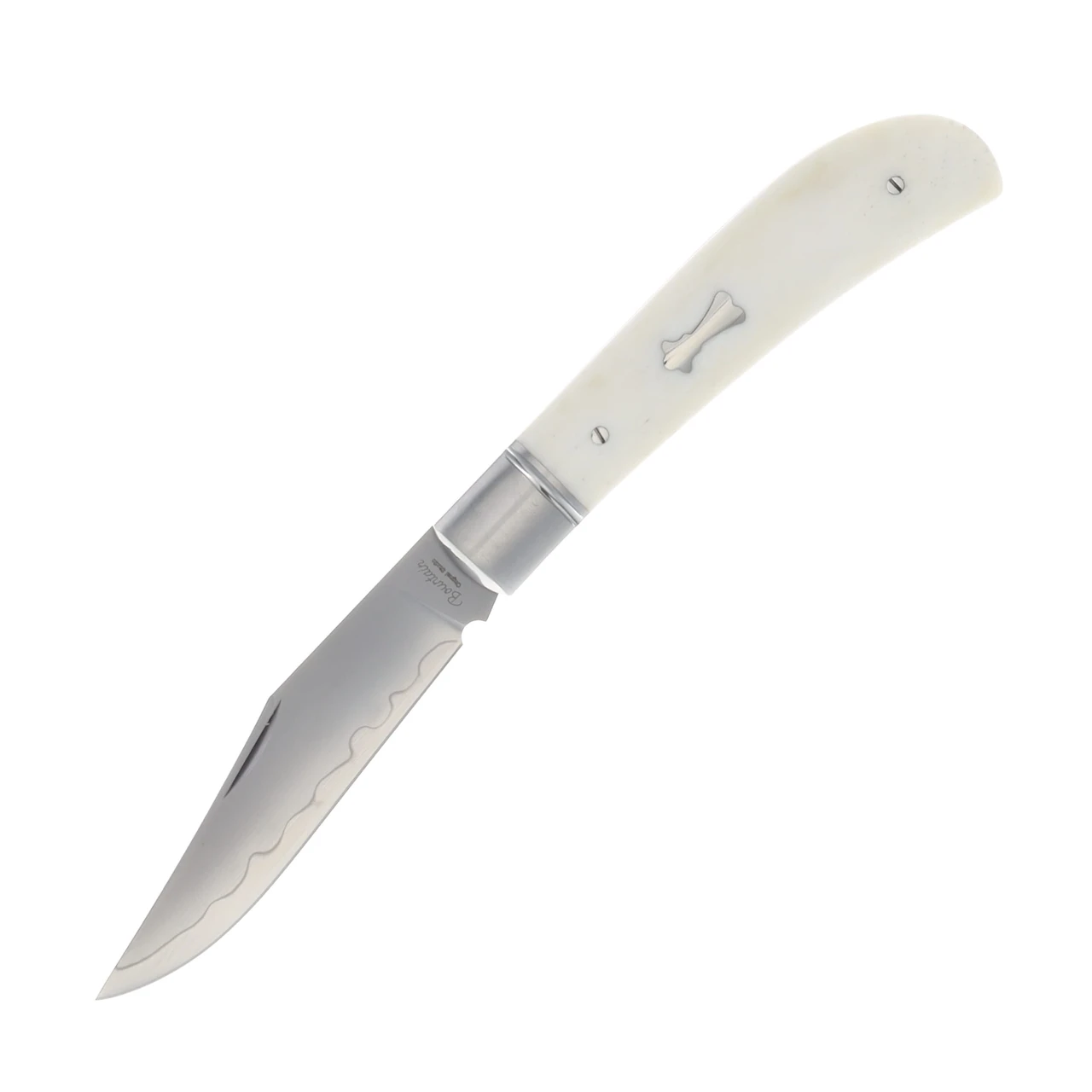 North Mountain Blade Lanny Thin Slip Joint Folding Knife SLD-Magic/Natural Smooth Bone NMB2531CB