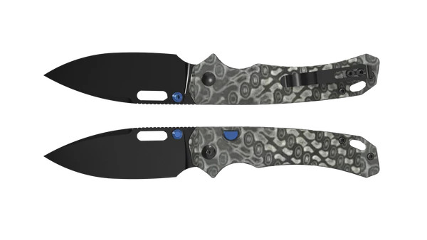 Kizer Outposter Folding Knife Black Vortex Micarta Handle Black