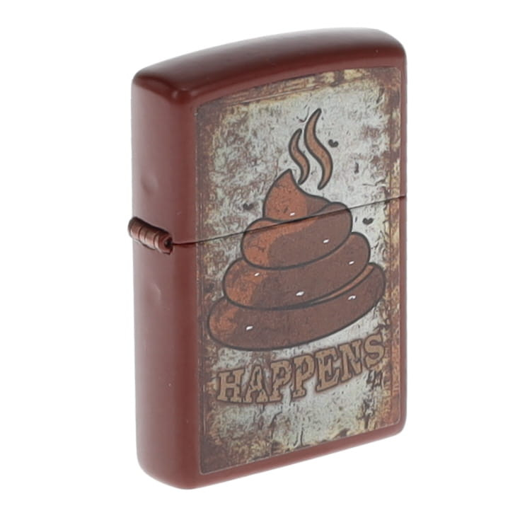 Zippo Poo Happens Merlot Base Model ZP426397
