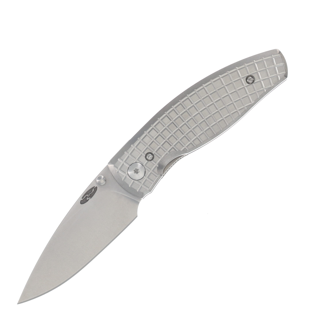 TRM NEUTRON 2 Linerlock Folder MagnaCut Blade Frag Titanium Flat Handle DLR-N2-TI-FRAG
