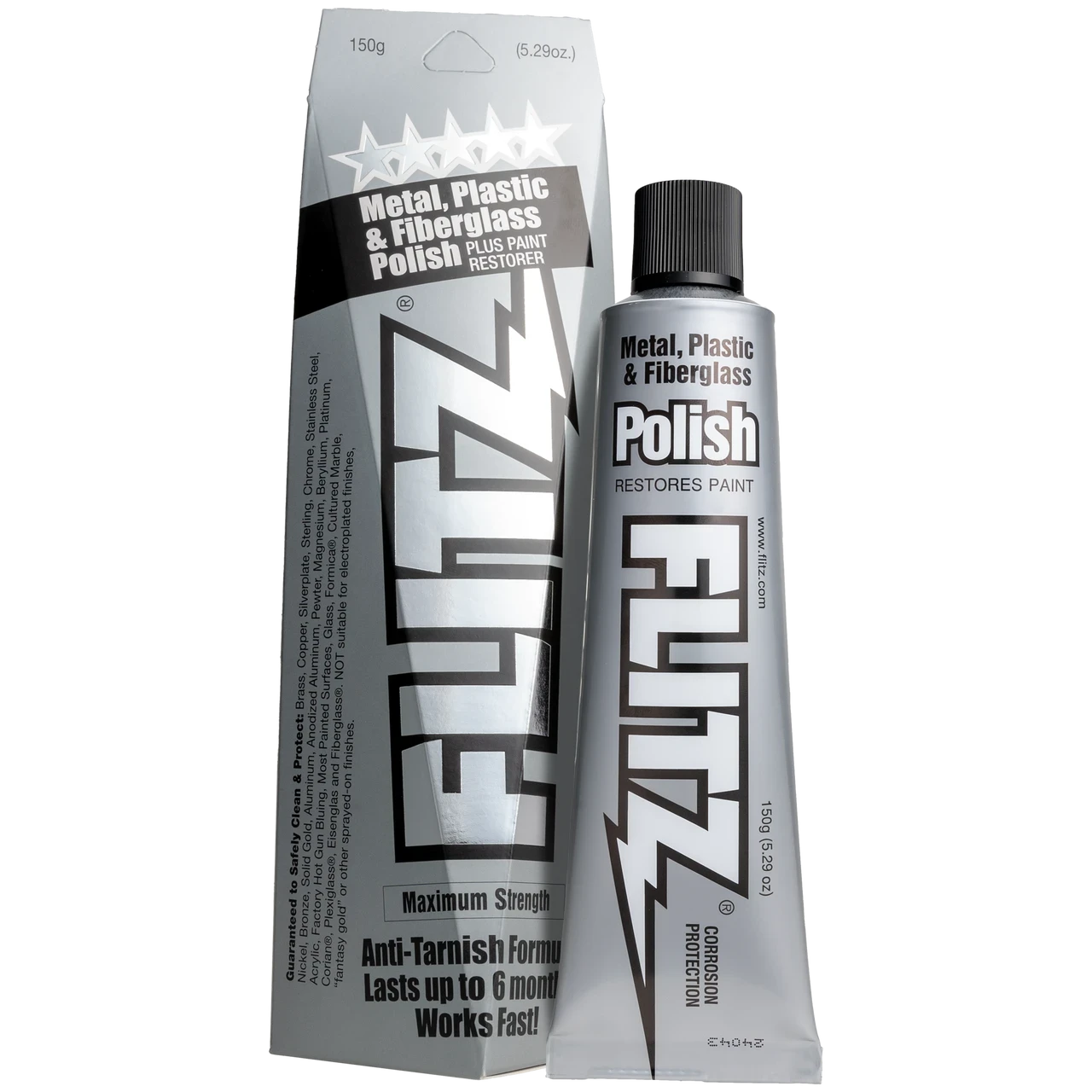 Flitz Multi-Purpose Paste Polish and Restorer – 5.29 oz. Tube