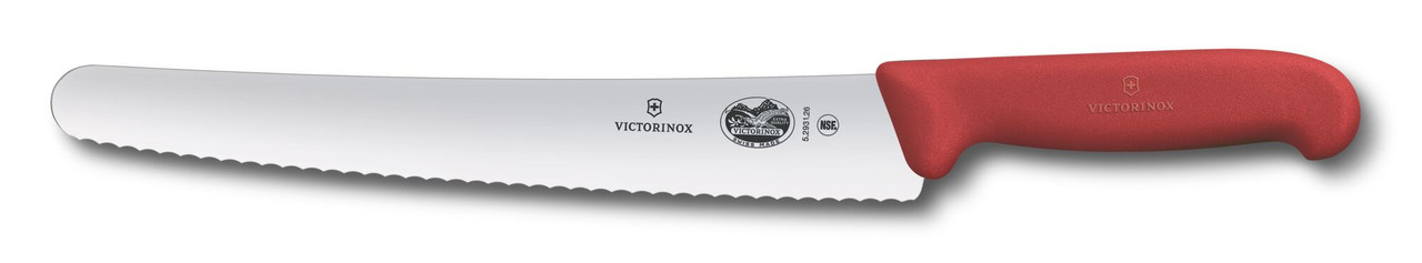 Victorinox Baker's Bread & Cake Knife 10.25" Serrated/Red Fibrox 5.2931.26B