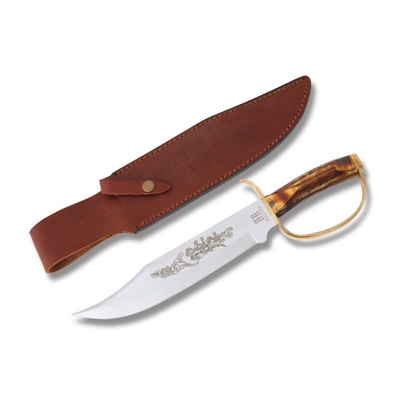 Rough Ryder Stone Mountain Bowie - Smoky Mountain Knife Works