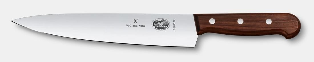 Victorinox Carving, 8.5" Blade, Wood Handle 5.2000.22G