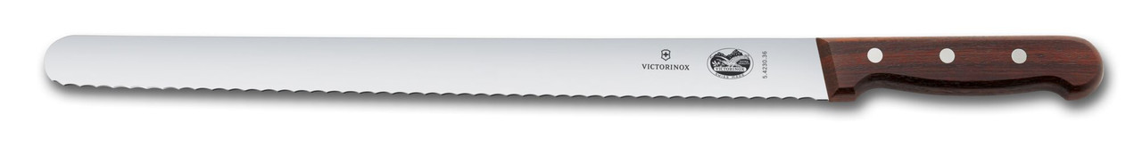 Victorinox 14-inch Serrated Roast Beef Slicer Rosewood Handle 5.4230.36