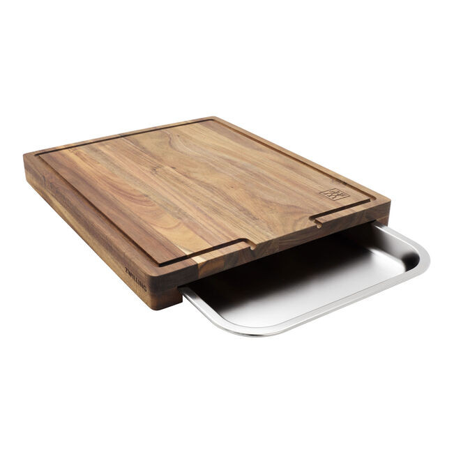 Henckels BBQ+ Acacia Cutting Board With Removable Tray 1036083