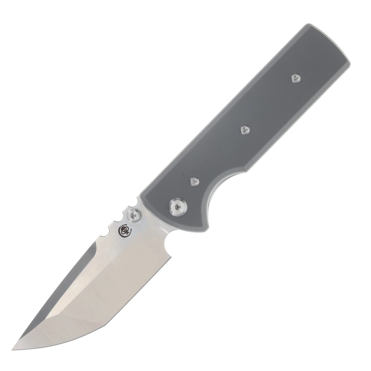 Chaves N.T.A.K. Redencion Charcoal Gray Handle Elmax Satin Tanto Blade CK-1D2-2B2A-1C0-15F