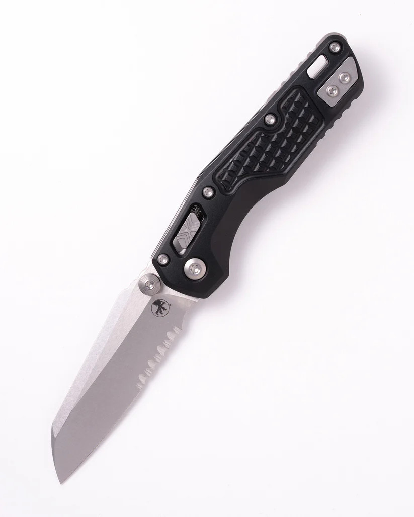 Microtech MSI Mini Ram-Lok Folder Stonewash PS Frag Aluminum Black MT210M-11FR