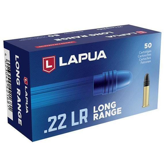 Lapua Long Range Rimfire Ammunition .22 LR LRN 40gr 50Rd Box
