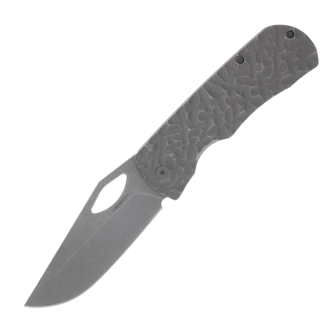 McNees 3.75 Dixon Folding Knife Stonewash Magnacut Stonewash Atomic Rock with Stonewash Hardware MCDIXROCKSWAT