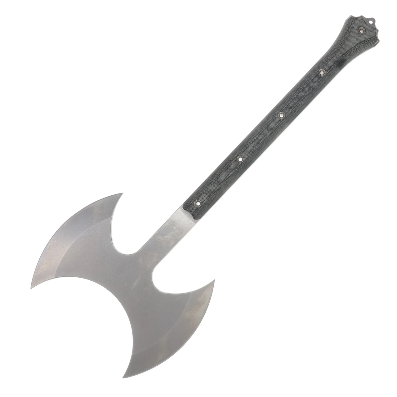 Busse Rapid Deployment Viking Double Headed Axe Gray Micarta Handle 43026G