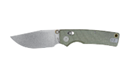 Vosteed Porcupine Modswap Folder Stonewash 154CM Blade Green Micarta Handle