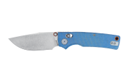 Vosteed Porcupine Modswap Folder Satin 154CM Blade Blue Micarta Handle