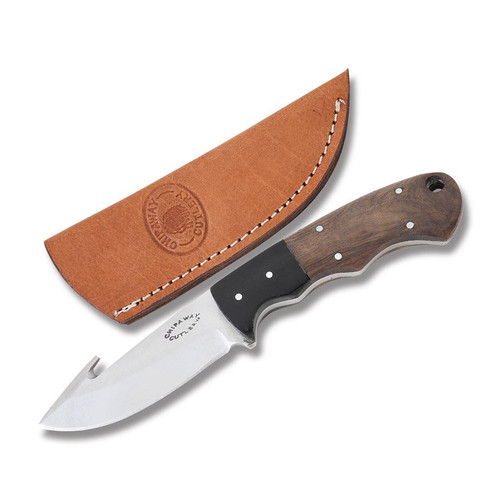 Frost Cutlery Chipaway Buffalo Horn Walnut Guthook FRCW012WW