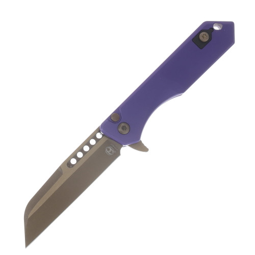 Heretic SMKW Exclusive Jinn Manual Folding Knife Bronze/Purple Chassis H213-7A-PU