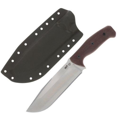 Work Tuff Gear Natural Canvas Micarta Grip Handle Two Tone Ghost K329 Blade OD Green Kydex Sheath K329-TTGNCMODG