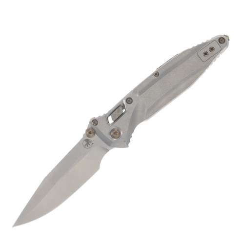 Microtech Socom Delta RAM-LOK Spear Point MS Folder SW - SW TI W/Flamed TI Accents MT159RL10SMS5