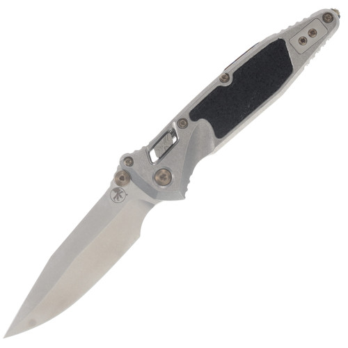 Microtech Socom Delta RAM-LOK Spear Point MS Folder STNWSH-STNWSH TI W/ Textured Inlay Flamed TI W/Bronze MT160RL10SMS5