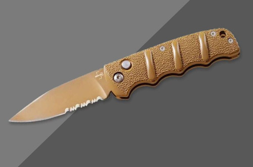 Boker Plus KALS All Desert Serrated OTS Auto D2 Blade Aluminum Handle AUBK01BP0155