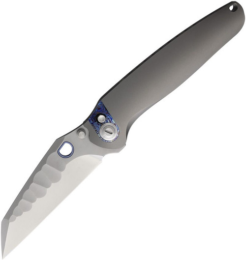 Ketuo Dirty Bird Gray Titanium Button Lock Folding Knife