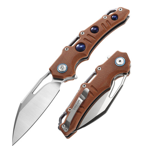 Dreamtech Linerlock/Brown Micarta