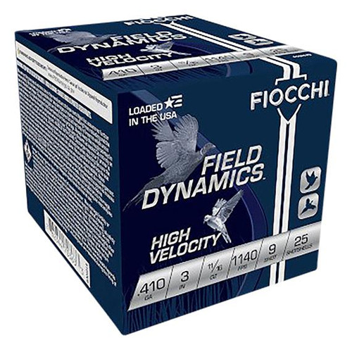 Fiocchi Field Dynamics .410 Bore 3in #9 Lead 11/16 oz 250 Rounds