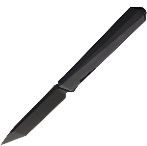 Remette Knives Eligo Linerlock Folding Knife Black M390/Black Titanium Ostap Hel Design EGA1