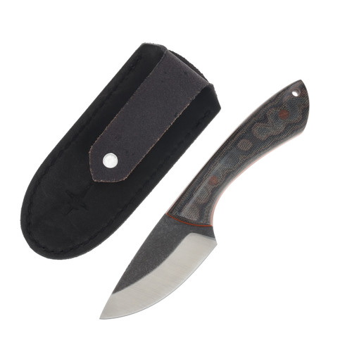 Red Crow Knife and Tool A2 Skinner Fixed Blade with Python Micarta RCSPM