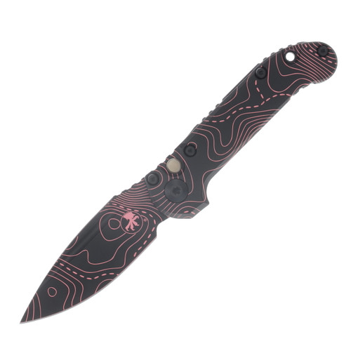 Microtech LUDT Gen III Signature Series Automatic Knife Black DLC S/E Orange Camo AUMT1135S-1 TPBKPKCS