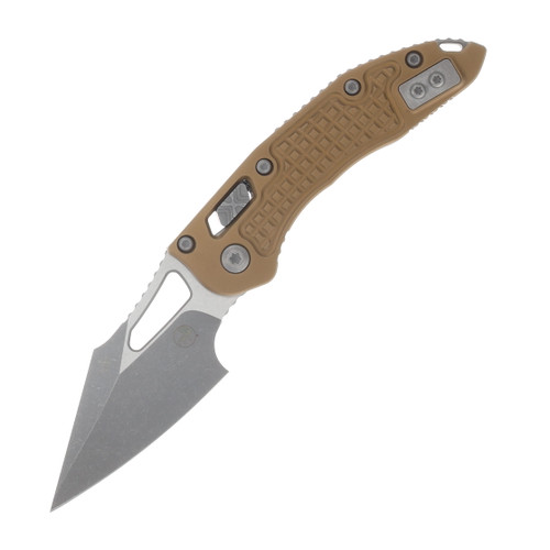Microtech Mini Stitch Ram-Lok Apocalyptic Tan Frag Folding Knife MT169MRL-10 APFRTA