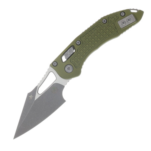 Microtech Mini Stitch Ram-Lok Apocalyptic OD Green Frag Folding Knife MT169MRL-10 APFROD 