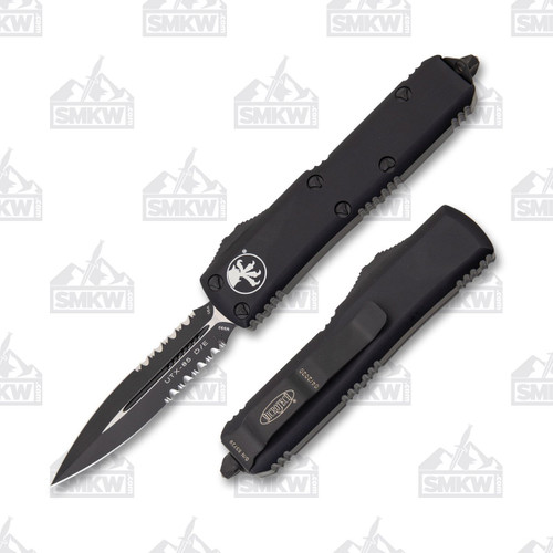 Microtech UTX-85 Out-The-Front Automatic Knife (Black D/E | Tactical)