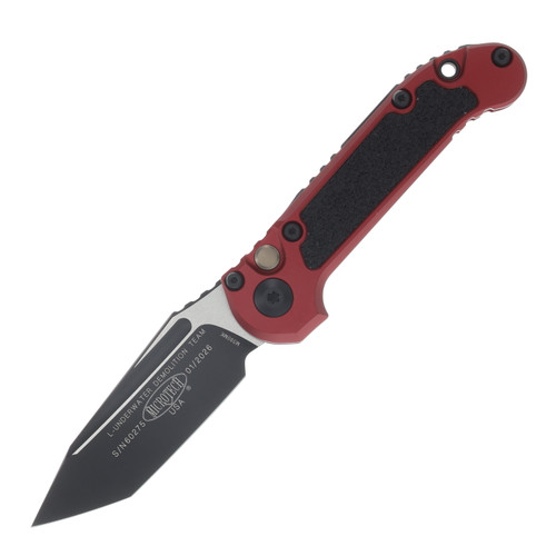 Microtech LUDT Gen III Automatic Knife Black T/E Merlot AUMT11361MR
