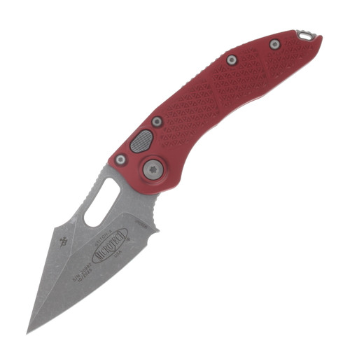 Microtech Stitch OTS Auto S/E Apocalyptic Standard Merlot AUMT16910APMR